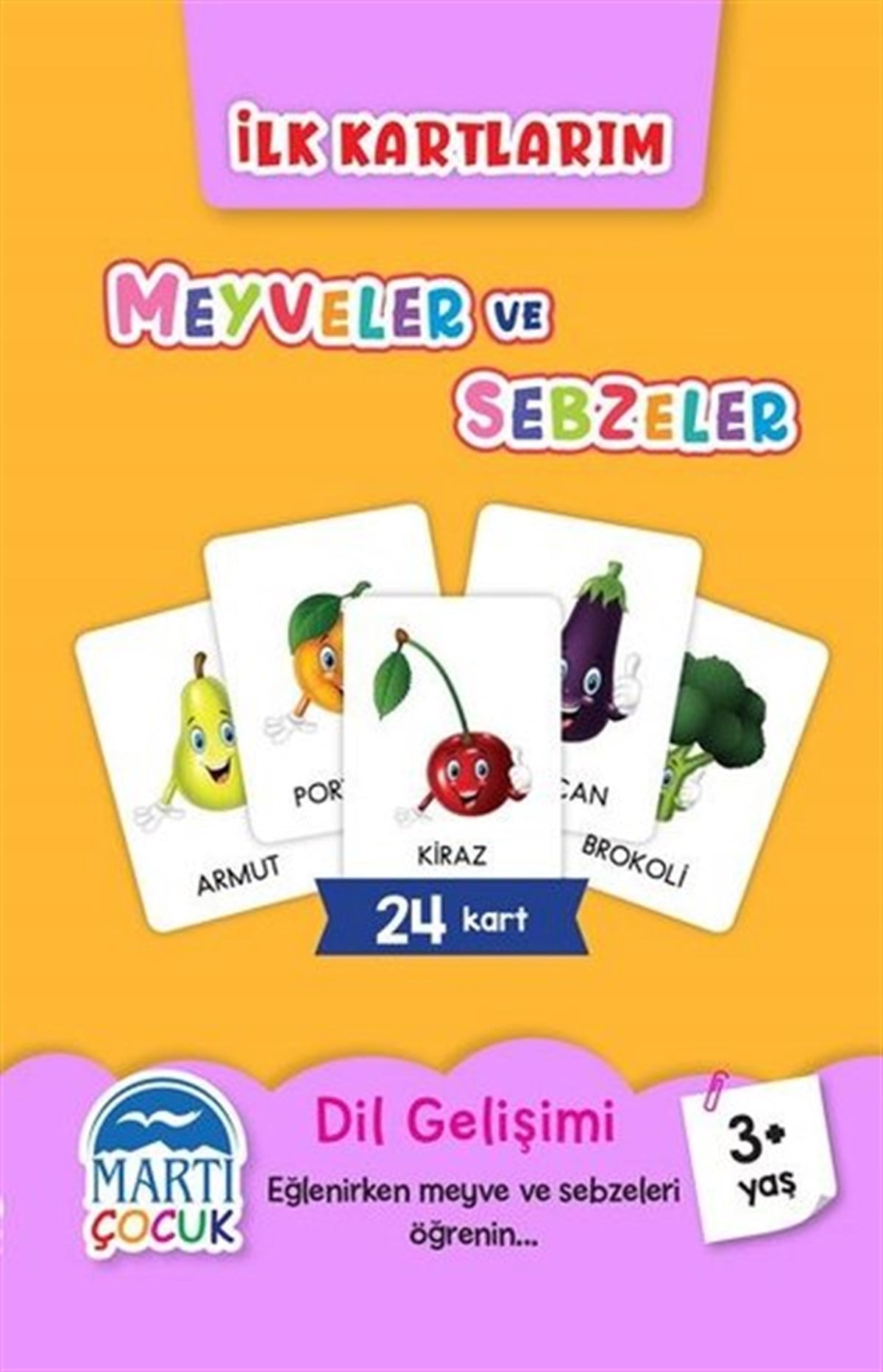 KolektifEtkinlik KitaplarıMeyveler ve Sebzeler - İlk Kartlarım