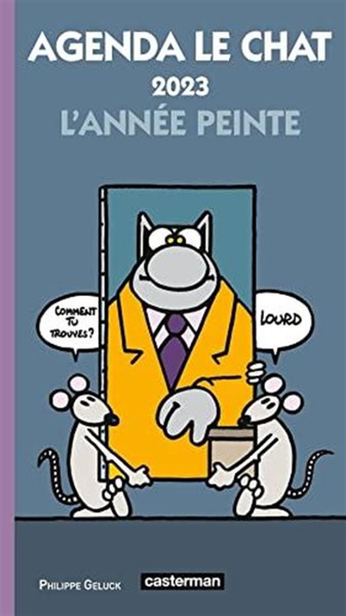 Geluck PhilippeFrenchMINI AGENDA LE CHAT 2023