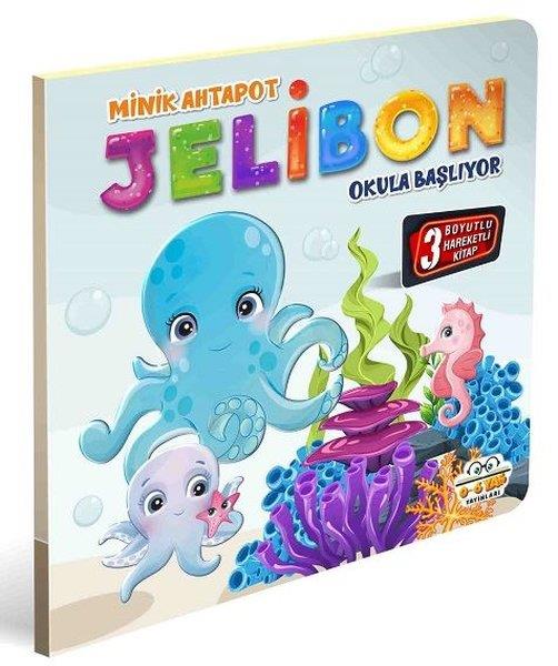 KolektifEgitim Etkinlik KitaplariMinik Ahtapot Jelibon Okula Başlıyor - 3 Boyutlu Hareketli Kitap