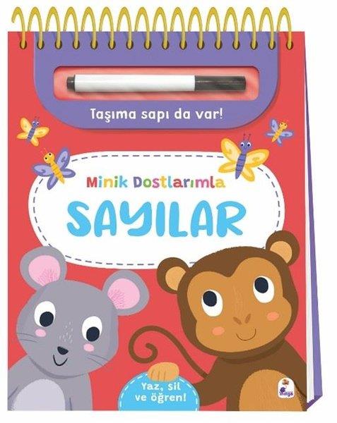 KolektifEgitim Etkinlik KitaplariMinik Dostlarımla Sayılar - Yaz Sil ve Öğren