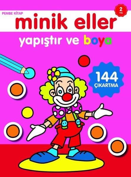 Ahmet AltayEgitim Etkinlik KitaplariMinik Eller Yapıştır ve Boya Pempe Kitap 2 Yaş