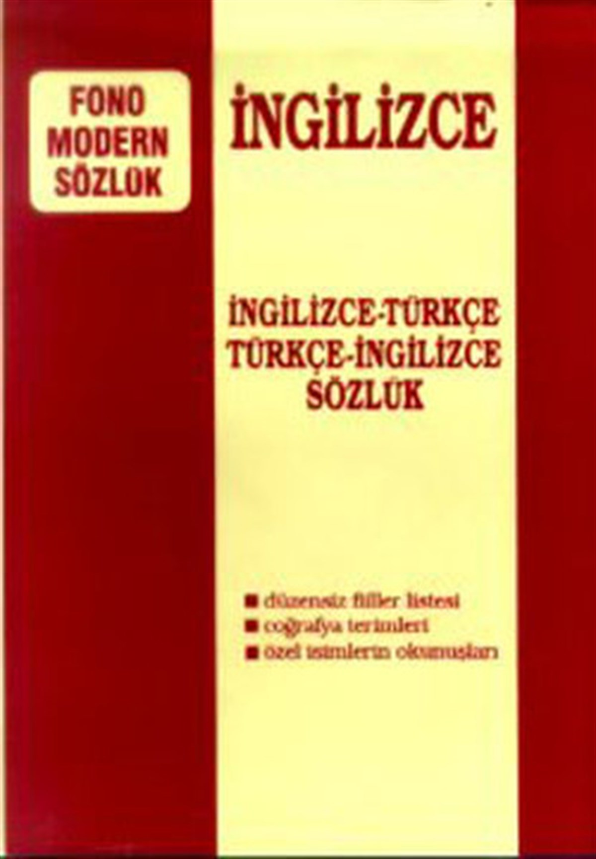 Kemal KılıçSözlükler ve Konuşma KılavuzlarıModern Sözlük (İngilizce/Türkçe - Türkçe/İngilizce)