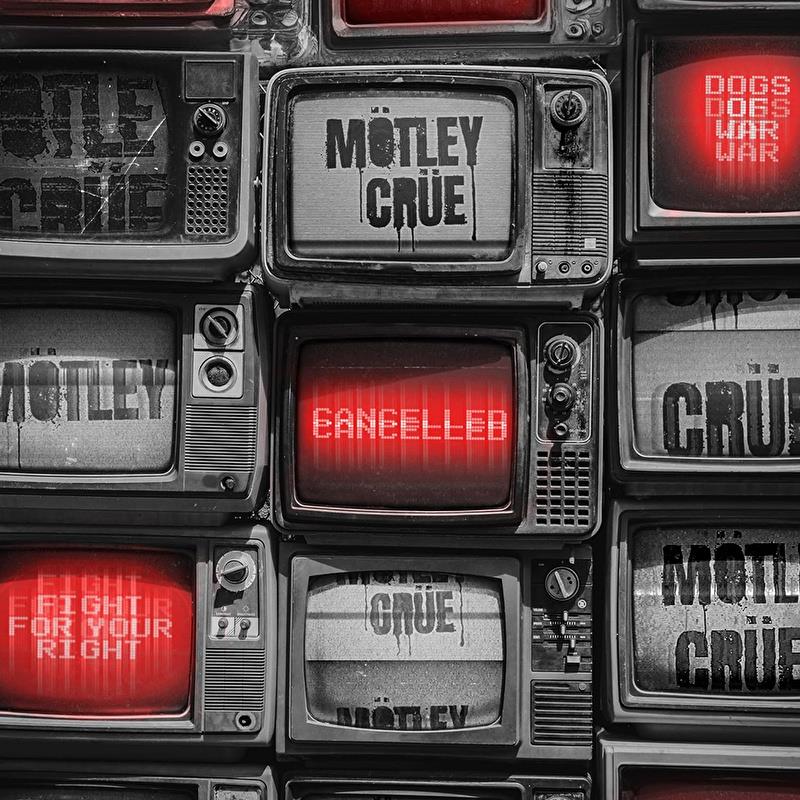 Mötley Crüe - Cancelled (Limited Edition Red W/ Black Splatter Vinyl) Single