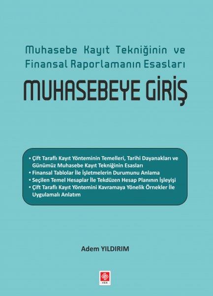 Adem YıldırımIktisat - EkonomiMuhasebeye Giriş