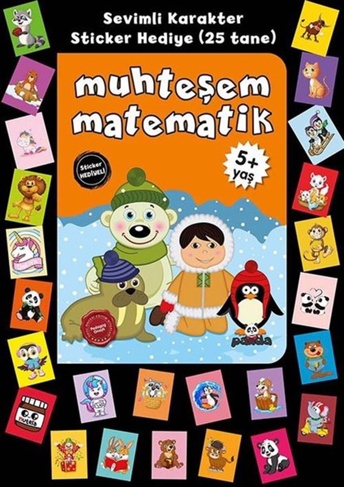 Afife ÇorukEgitim Etkinlik KitaplariMuhteşem Matematik - Stickerlı 5+ Yaş