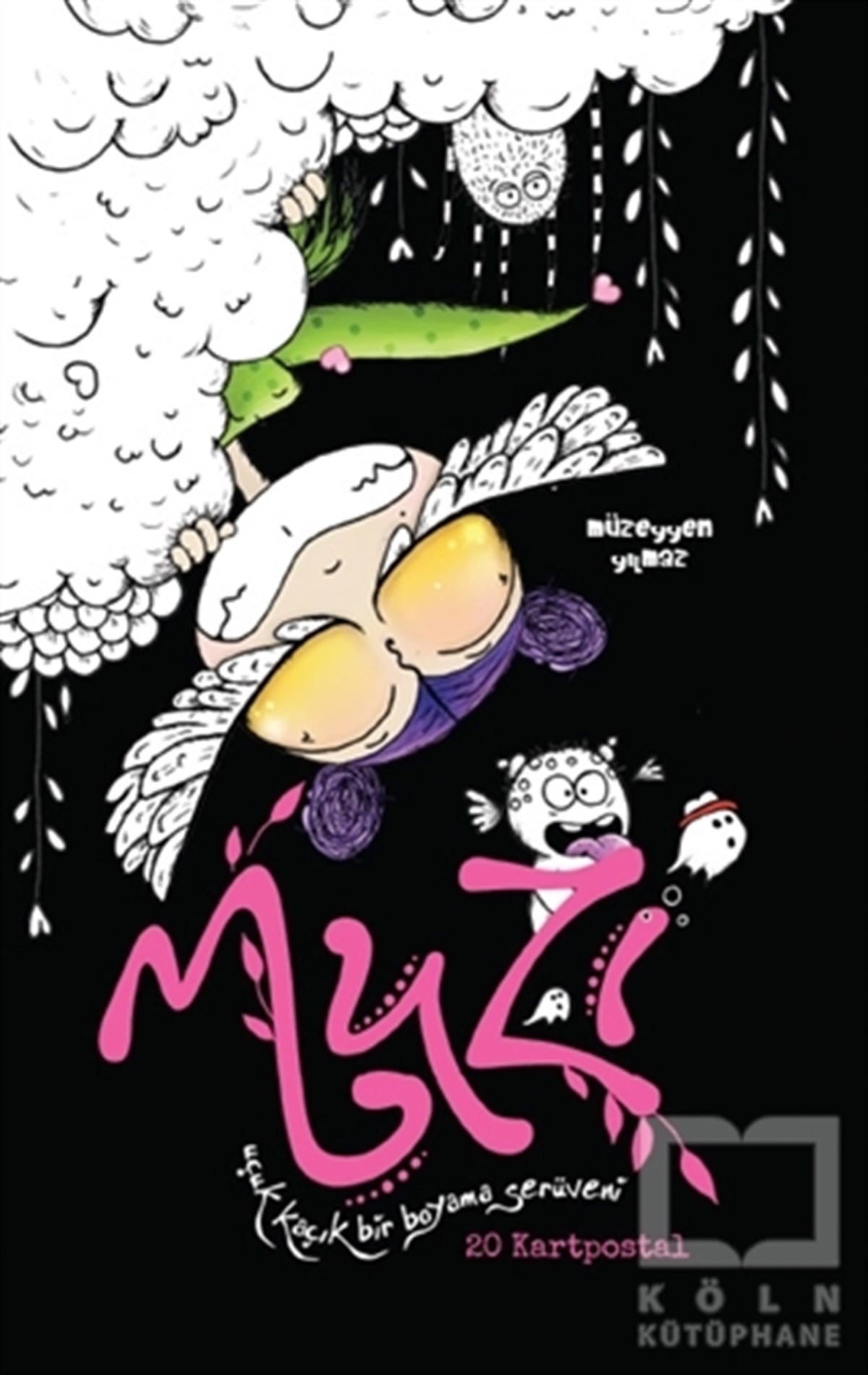 Muzi - Kartpostal Boyama Kitabı (20 Kartpostal)