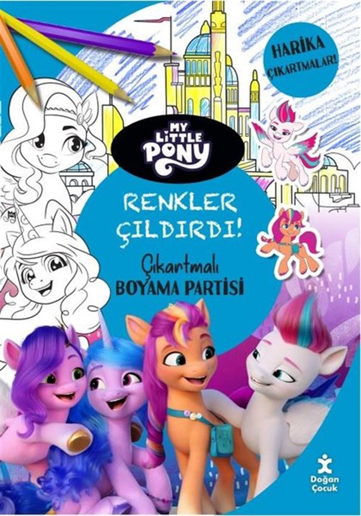 KolektifEgitim Etkinlik KitaplariMy Little Pony Renkler Çıldırdı! Çıkartmalı Boyama Partisi