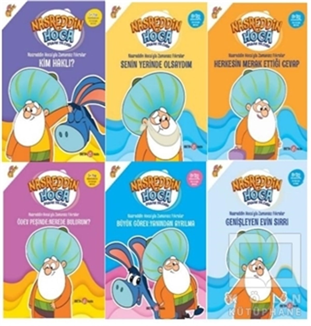 Fatma Hazan TürkkolKindergeschichtenNasreddin Hoca'yla Zamansız Fıkralar Serisi (6 Kitap Takım)