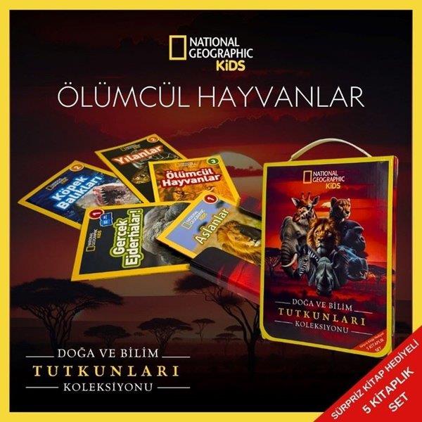 KolektifÇocuk Bilim KitaplarıNational Geographic Kids - Ölümcül Hayvanlar Seti - 5 Kitap Takım - Doğa ve Bilim Tutkunları Koleksi