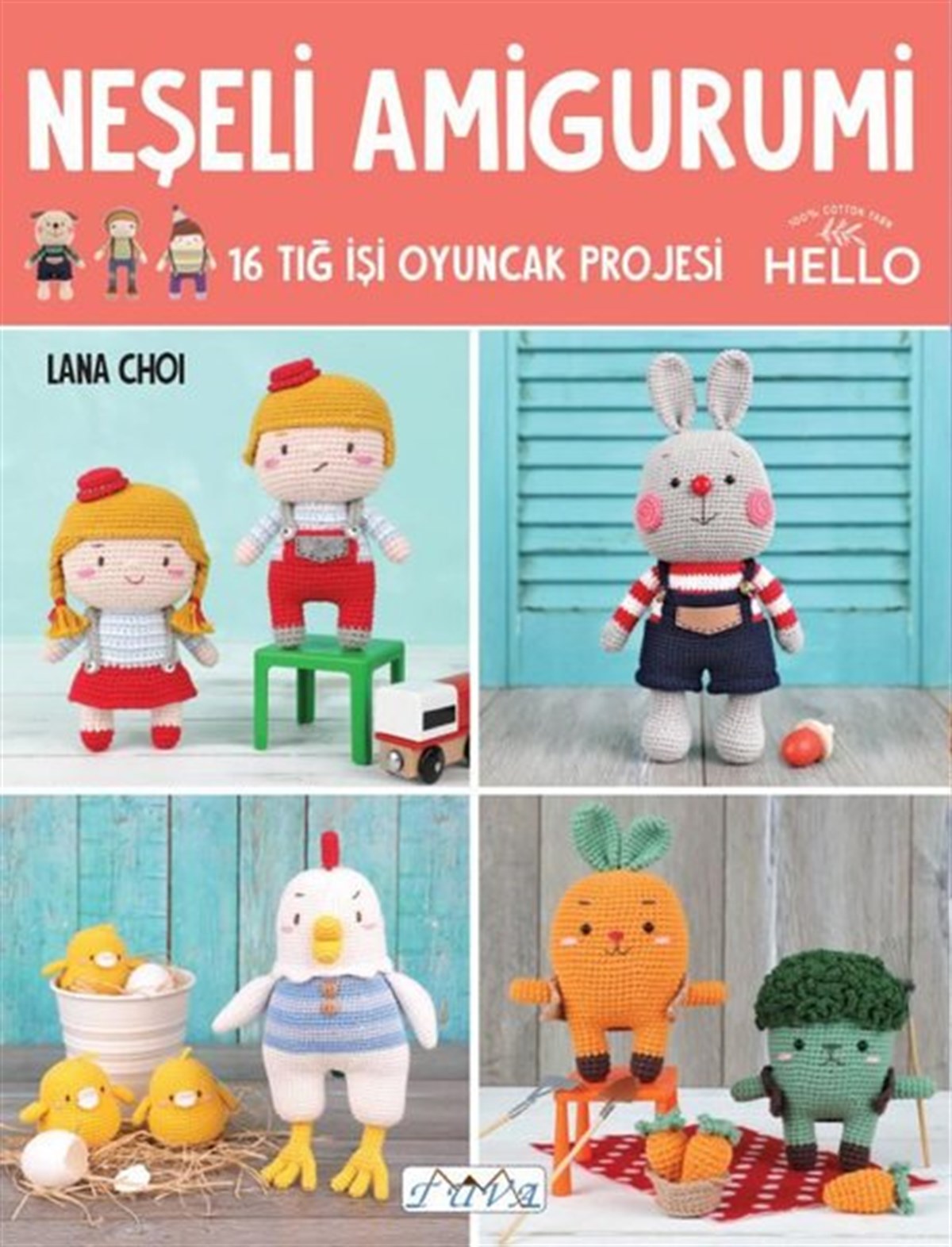 Lana ChoiEl Sanatları KitaplarıNeşeli Amigurumi - 16 Tığ İşi Oyuncak Projesi