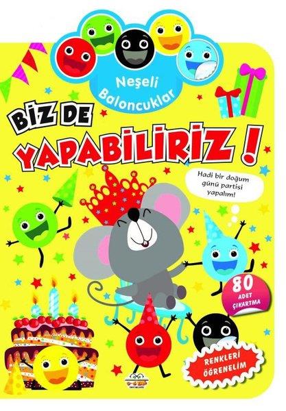 KolektifEgitim Etkinlik KitaplariNeşeli Baloncuklar - Biz de Yapabiliriz! Renkleri Öğrenelim - 80 Adet Çıkartma