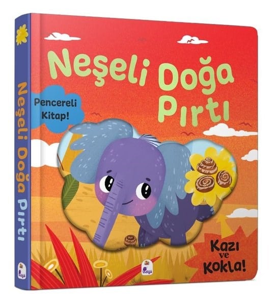 JJ LachowichEgitim Etkinlik KitaplariNeşeli Doğa Pırtı - Pencereli Kitap! Kazı ve Kokla!