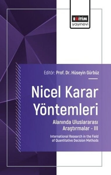 Mulla Veli AblayEğitimNicel Karar Yöntemleri Alanında Uluslararası Araştırmalar 3