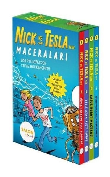 Bob PflugfelderÇocuk Gençlik RomanlarıNick ve Tesla Seti - 4 Kitap Takım