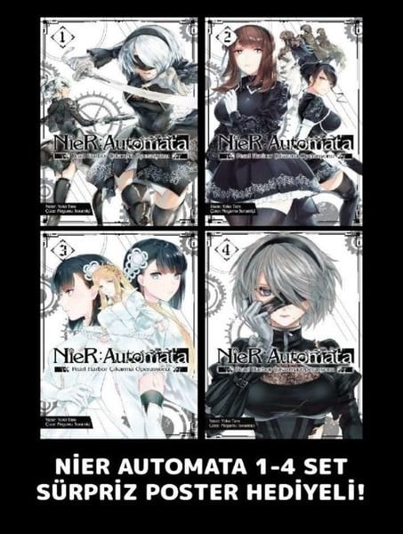 Megumu SoramiçiMangaNier: Automata 1 - 4 - Poster Hediyeli Set