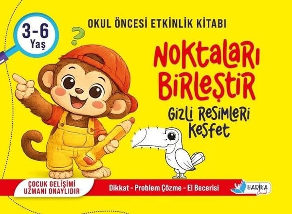 KolektifEgitim Etkinlik KitaplariNoktaları Birleştir - Gizli Resimleri Keşfet 3 - 6 Yaş