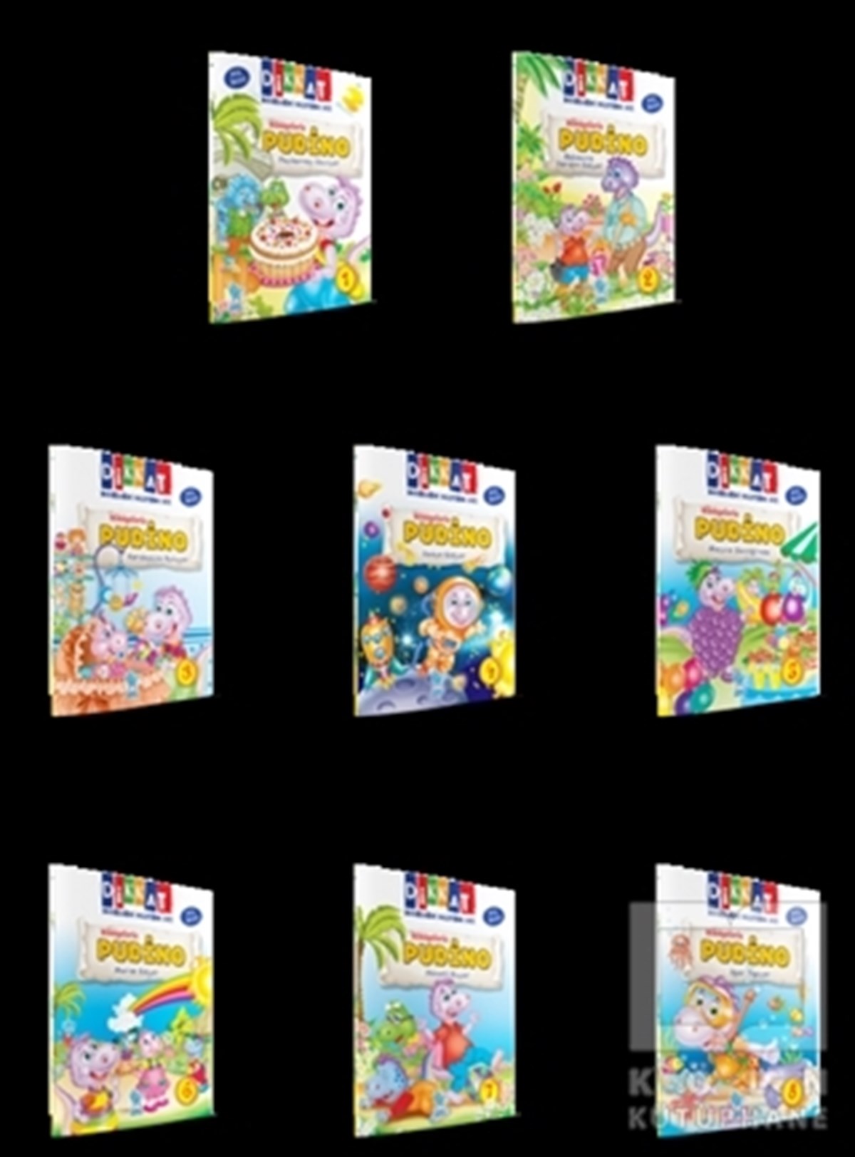 Yasemin Mimir AltunokÇocuk Hikaye KitaplarıOkul Öncesi Hikayelerle Pudino Eğitim Seti (8 Kitap Takım)