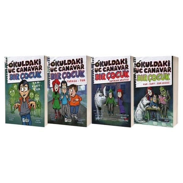 Steven BanksFantastik / Bilim KurguOkuldaki Üç Canavar Bir Çocuk Serisi Seti - 4 Kitap Takım