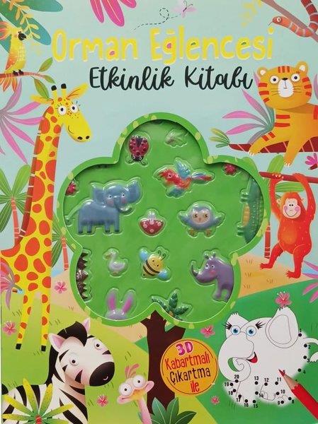KolektifEgitim Etkinlik KitaplariOrman Eğlencesi Etkinlik Kitabı - 3D Kabartmalı Çıkartma İle