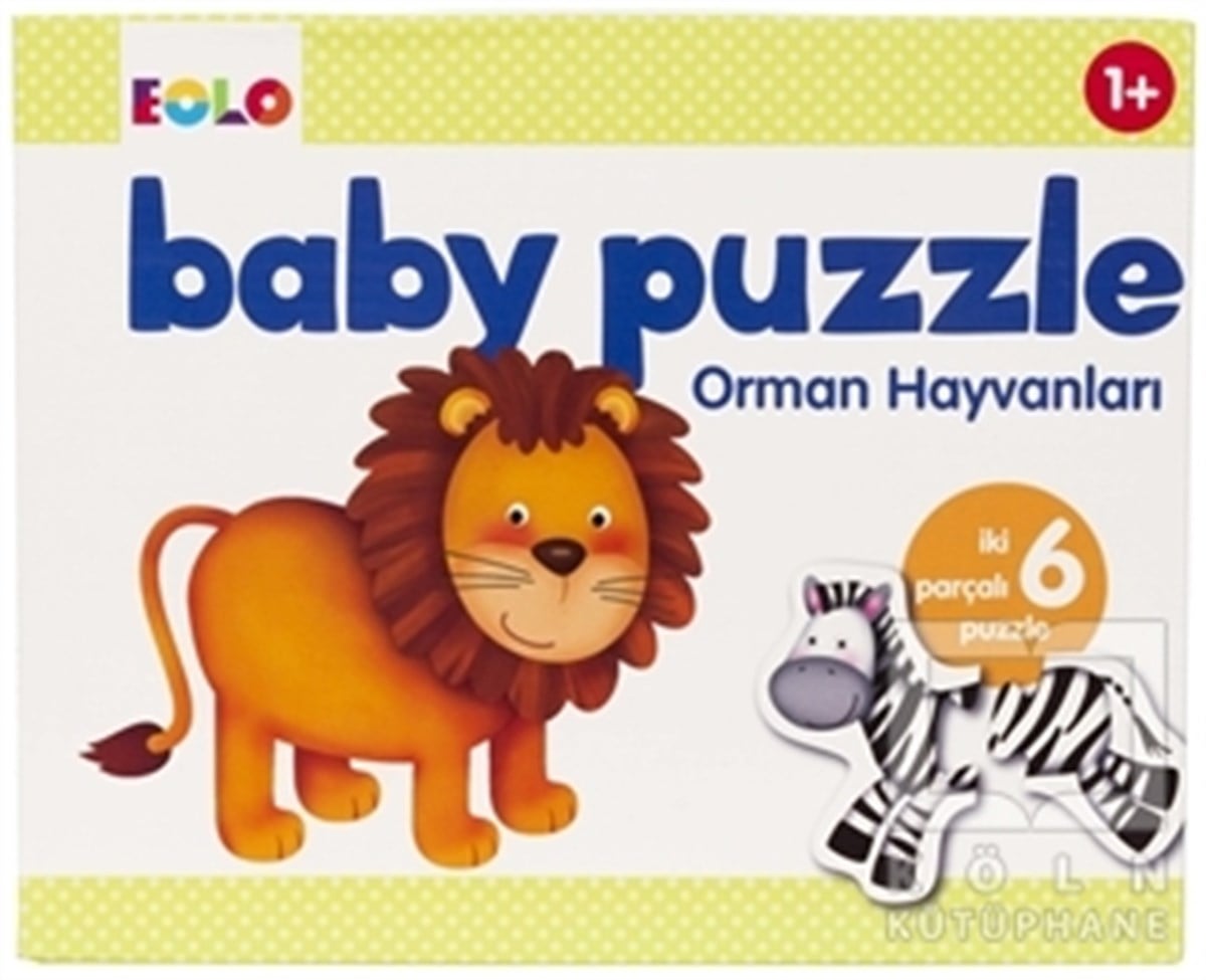 Köln KütüphaneYapbozlu KitaplarOrman Hayvanları - Baby Puzzle