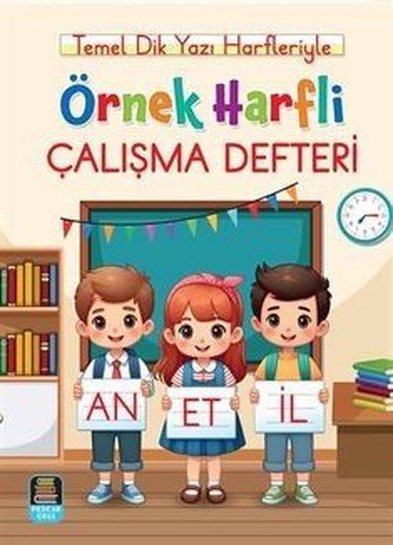 KolektifTürk RomaniÖrnek Harfli Çalışma Defteri Temel Dik Yazı Harfleriyle (A4 Ebat)