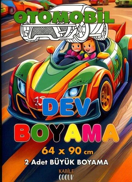 KolektifEgitim Etkinlik KitaplariOtomobil Dev Boyama 64x90 cm 2 Adet Büyük Boyama Posteri