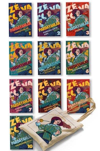 Michel ZevacoDünya RomanPardayanlar Seti - 10 Kitap Takım - Özel Baskılı Çanta Hediyeli