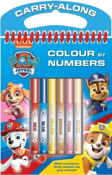 KolektifPreschoolPaw Patrol Colour By Numbers Set