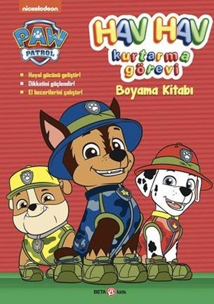 KolektifEgitim Etkinlik KitaplariPaw Patrol - Hav Hav Kurtarma Görevi Boyama Kitabı