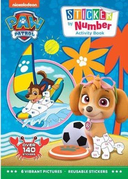 KolektifPreschoolPaw Patrol Sticker by Numbers Book