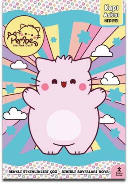 KolektifEgitim Etkinlik KitaplariPembe The Pink Cat - Parıltılı Etkinlikler Kitabı-Kapı Askısı Hediye!