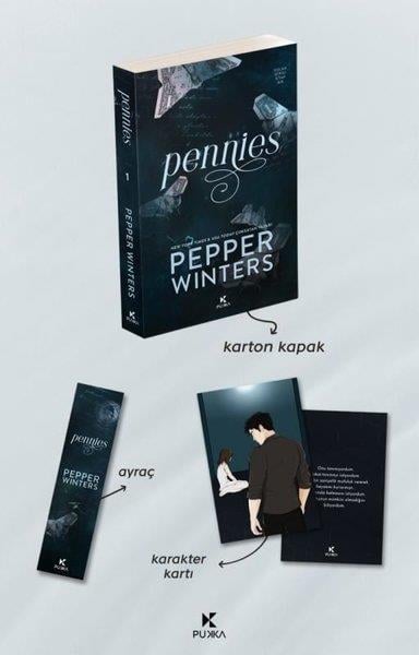 Pepper WintersAşk Kitapları & Aşk RomanlarıPennies - Dollar Serisi 1. Kitap - Ayraç ve Karakter Kartı Hediyeli