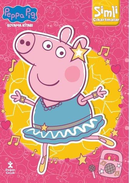 KolektifEgitim Etkinlik KitaplariPeppa Pig Boyama Kitabı - Simli Çıkartmalar