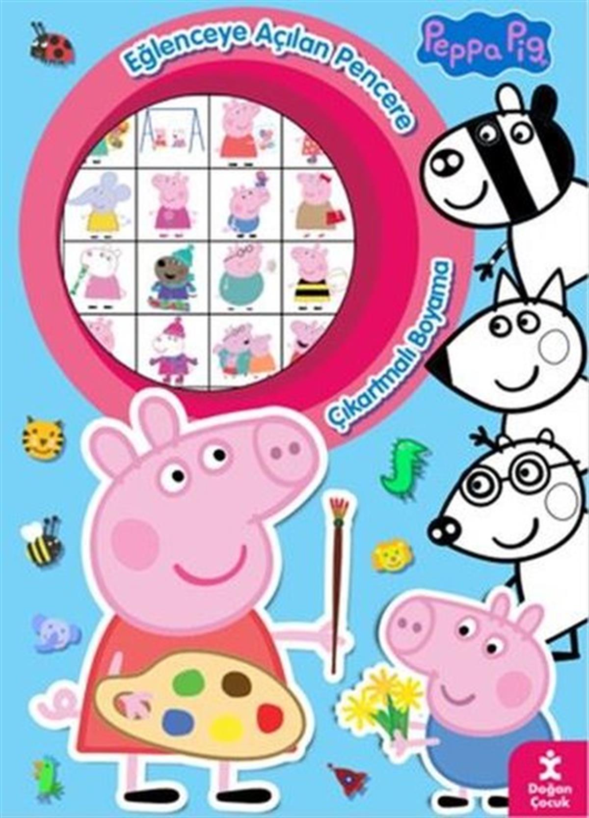 KolektifEgitim Etkinlik KitaplariPeppa Pig-Eğlenceye Açılan Pencere - Çıkartmalı Boyama Kitabı