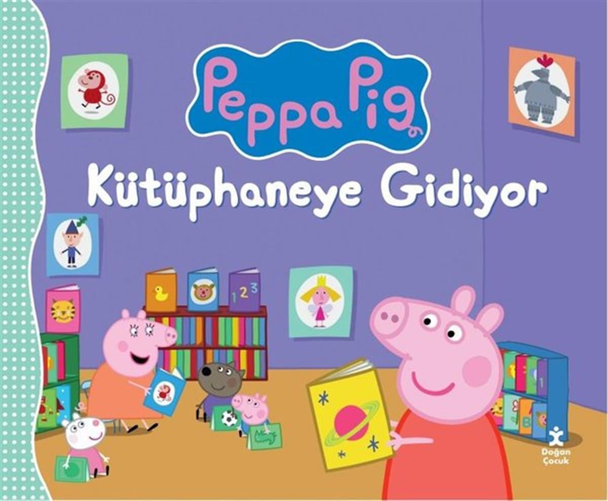 KolektifEgitim Etkinlik KitaplariPeppa Pig - Kütüphaneye Gidiyor