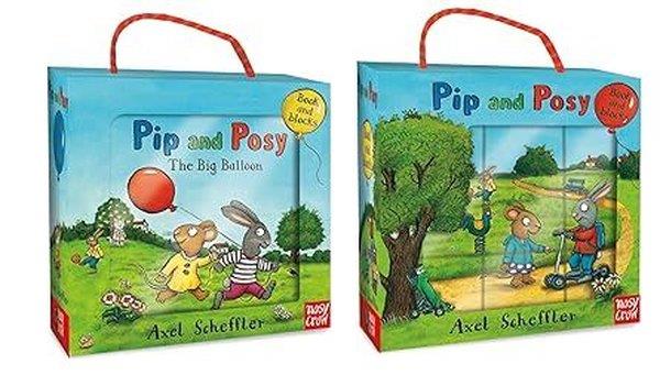 KolektifPreschoolPip and Posy Book and Blocks Set