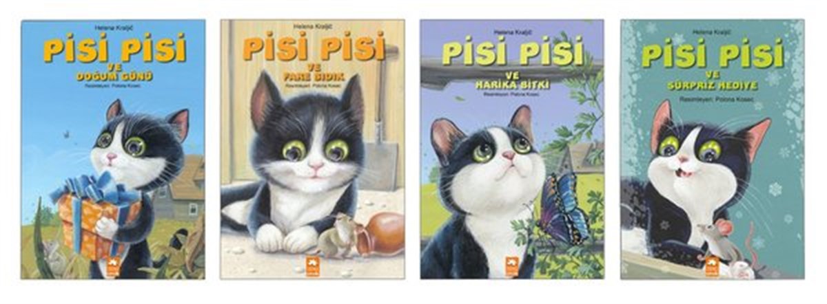 Helena KraljicEgitim Etkinlik KitaplariPisi Pisi Seti-4 Kitap Takım