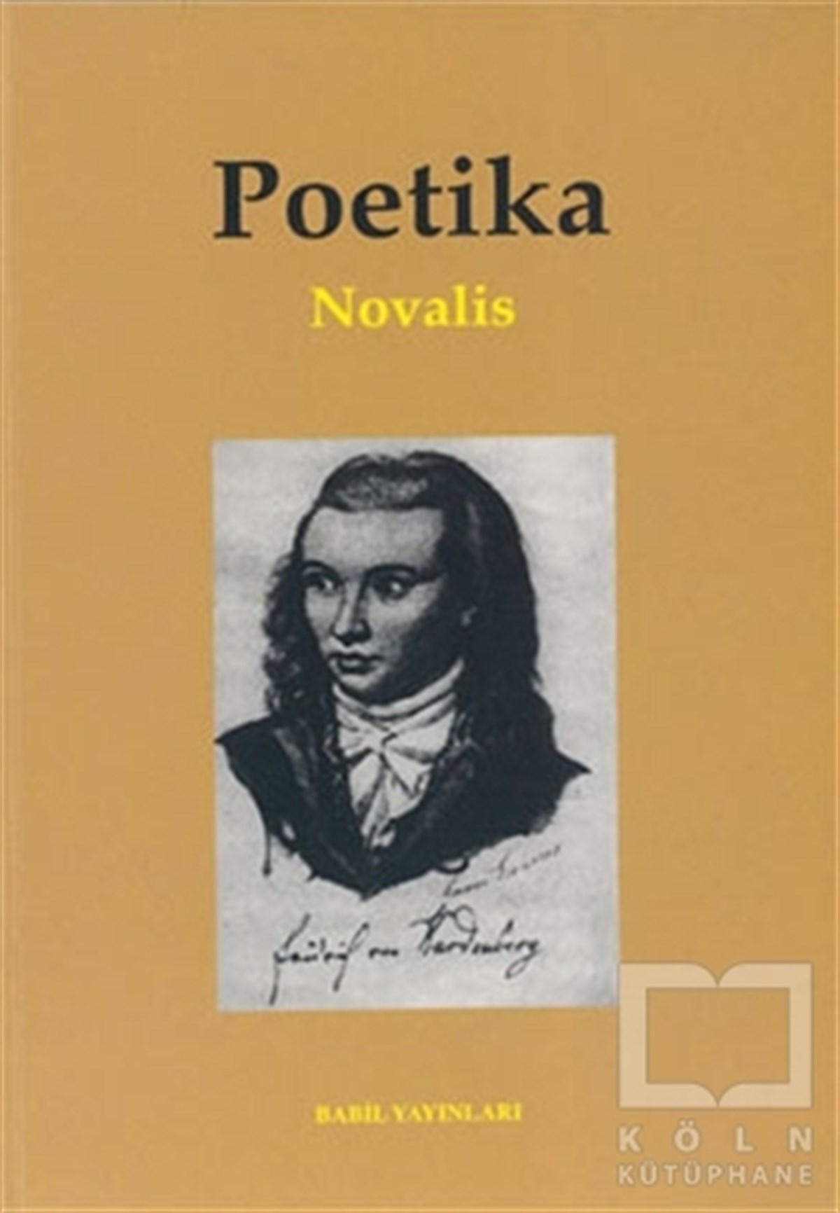 NovalisSanat Kuramı KitaplarıPoetika