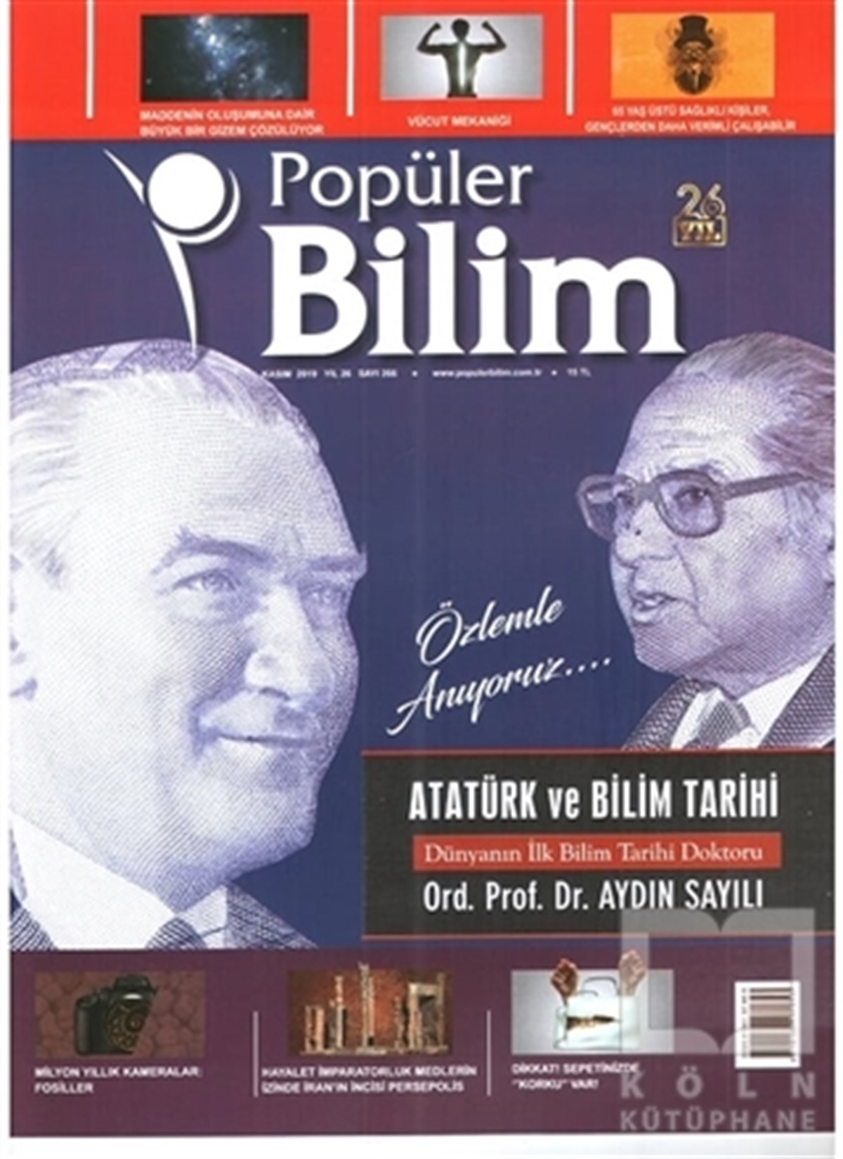 KolektifTarih DergileriPopüler Bilim Dergisi Sayı: 266 Kasım 2019