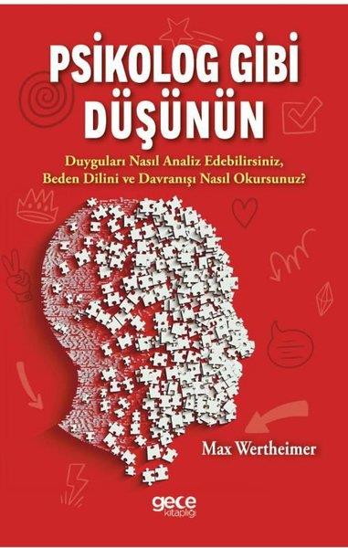 Max WertheimerPsychologiePsikolog Gibi Düşünün