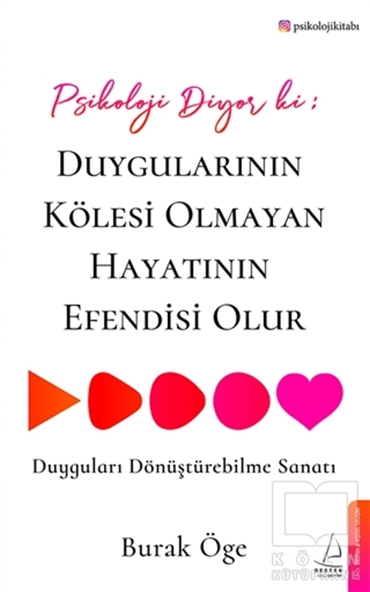 Burak ÖgeKişisel Gelişim KitaplarıPsikoloji Diyor ki: Duygularının Kölesi Olmayan Hayatının Efendisi Olur