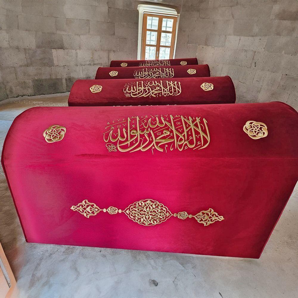 Puşide Sanduka Türbe&Tabut Örtüsü Sultan Alaaddin Eratna (Özel Ölçü Yapılmaktadır)-Kayseri