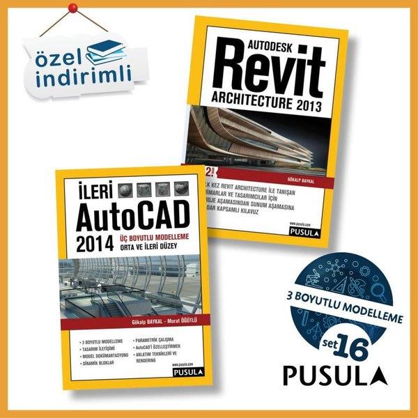 Gökalp BaykalDonanimPusula - 3 Boyutlu Modelleme Seti - 2 Kitap Takım