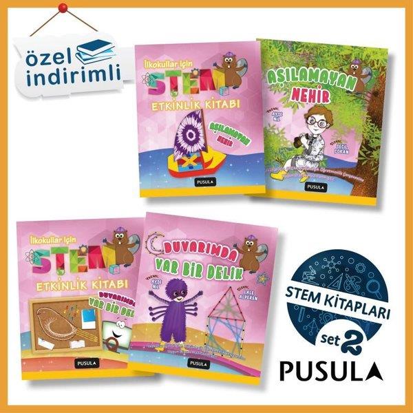 Ayşe NilEgitim Etkinlik KitaplariPusula - İlkokullar İçin STEM Seti 2 - 4 Kitap Takım