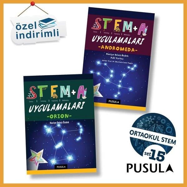 Adil YurtcuEgitim Etkinlik KitaplariPusula - Ortaokul STEM Seti - 2 Kitap Takım