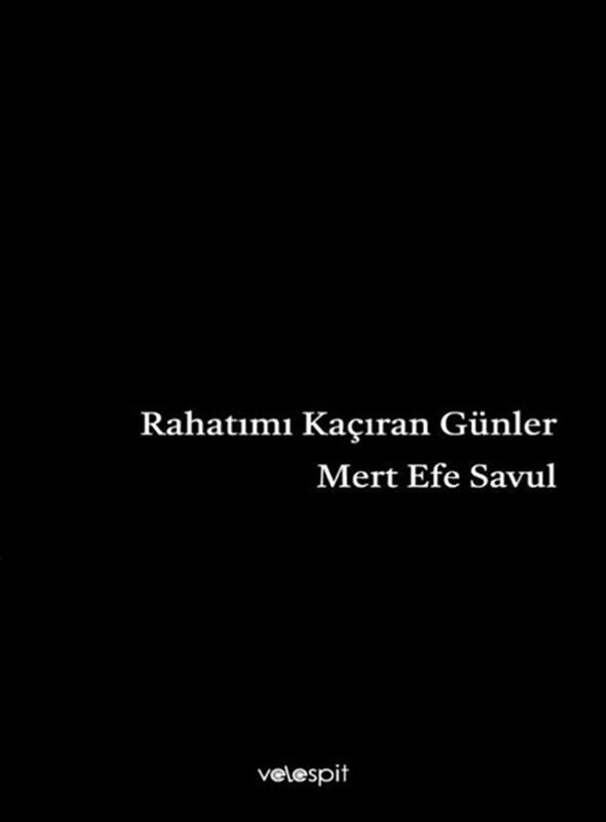 Mert Efe SavulTürk ŞiiriRahatımı Kaçıran Günler