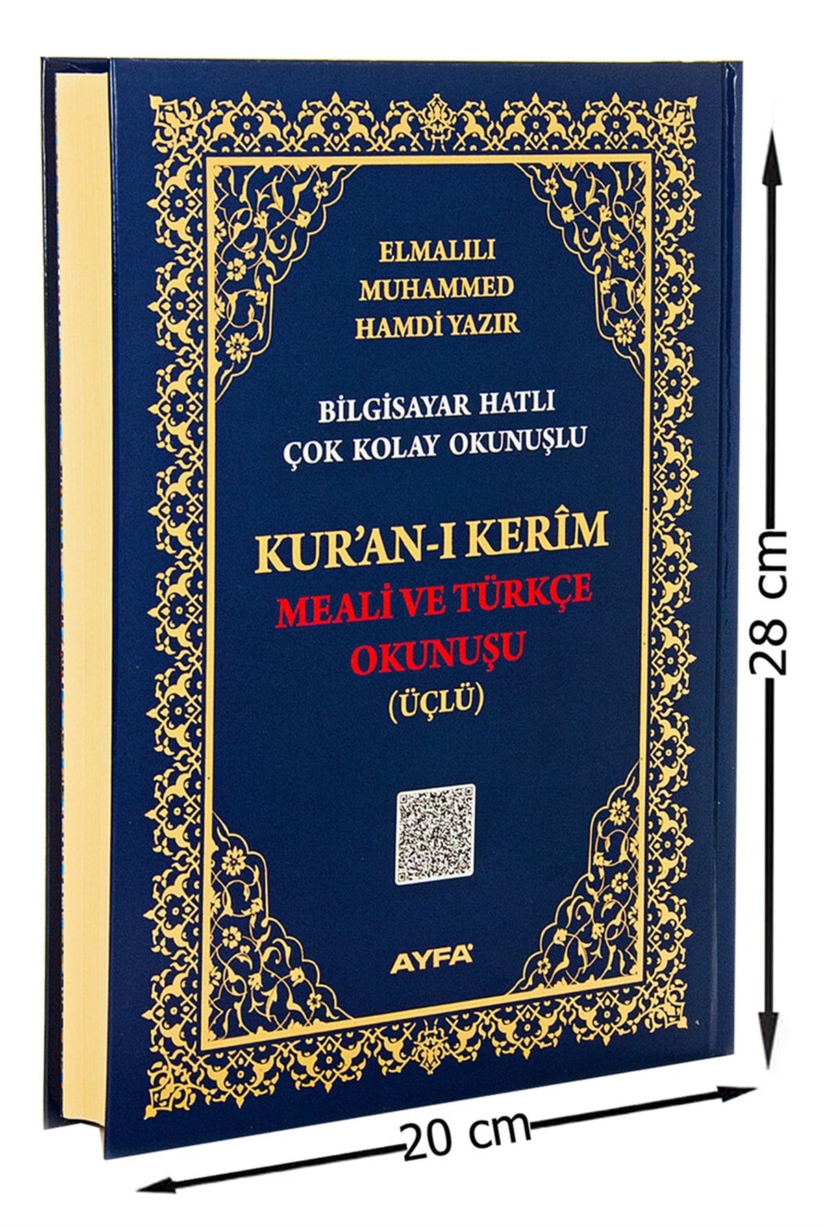 Rahle Boy Kuranı Kerim Meali ve Türkçe Okunuşu - Üçlü