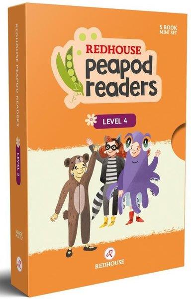 KolektifYabancı Dil Çocuk KitaplarıRedhouse Peapod Readers İngilizce Hikaye Seti 4 - Kutulu Başlangıç: Lower A1