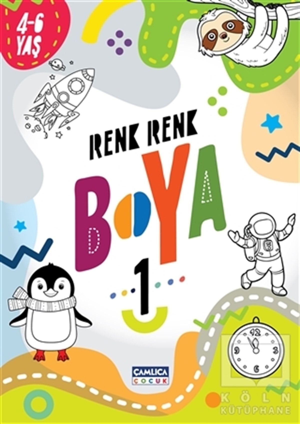 KolektifMalbücherRenk Renk Boya 1 (4-6 Yaş)