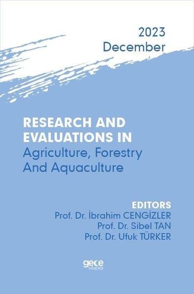 KolektifOther (Reference)Research And Evaluations In Agriculture, Forestry And Aquaculture - 2023 December